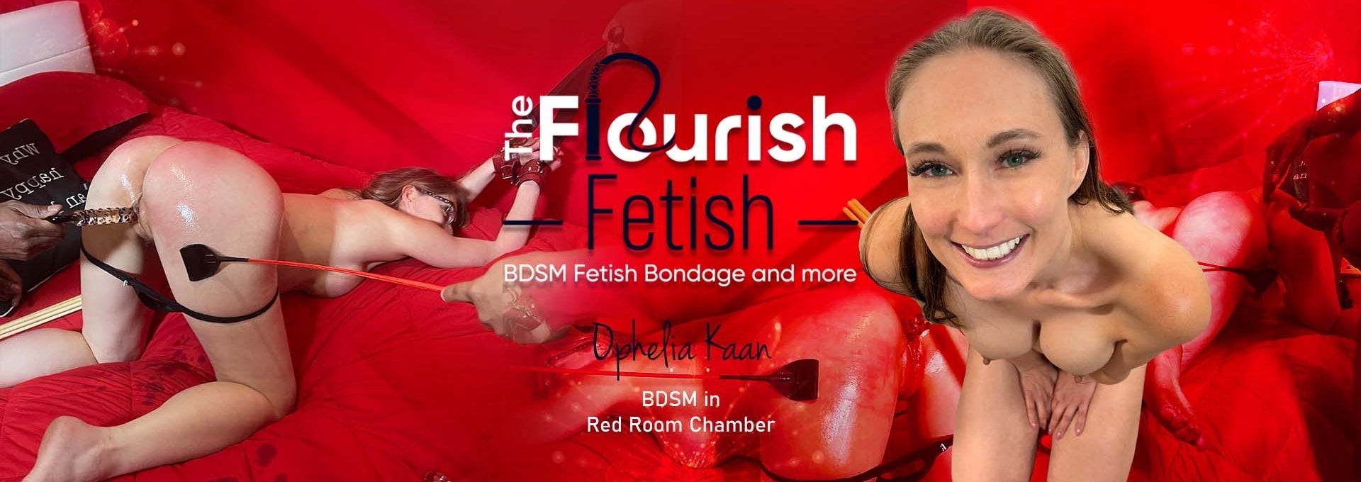 Ophelia Kaan gets Anal Bondage in the Flourish Fetish BDSM Red Room Chamber
